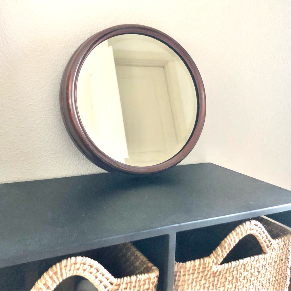 Pottery Barn Tahoe 14” Round Mirror